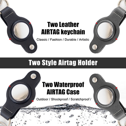 AirTag Secure Holder With Key Ring Original Stylish And Durable Key Ring Accessories Gift Keychain